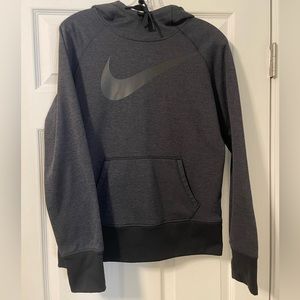 Therma Nike hoodie, black/grey-black